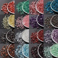 2026 Gravier de cristal naturel blanc, rose, violet, jaune, vert, pierre brute et polie pour aquariums, aménagement paysager et artisanat, vente en gros