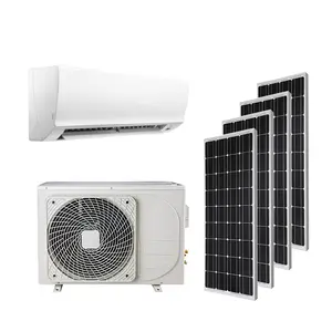 2023 New Arrivals Solar On Grid Ac/dc 24v 48v Solar Air Conditioner Power Dc 110v 220v Solar Air Conditioner