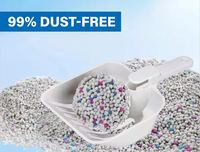 Litière pour chat en bentonite de qualité industrielle 1-3,5 mm, forte agglomération, contrôle des odeurs, sable pour chat OEM ODM