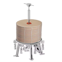 Filtre à profondeur en acier inoxydable 316L, d'occasion, fabriqué en Chine, pour l'extraction d'huile de qualité alimentaire, avec boîtier de filtre lenticulaire, 200L/heure, garantie 3 ans
