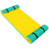 Vente en gros de tapis flottants en mousse EPE, radeau pour piscine, alternative gonflable aux flotteurs de piscine, île flottante enroulable pour adultes