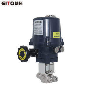 Válvula de Bola Eléctrica de Alta Presión GITO, Diseño Recto de Acero Inoxidable Forjado para Agua, Gas y Aceite - Personalización OEM - Product Image 2
