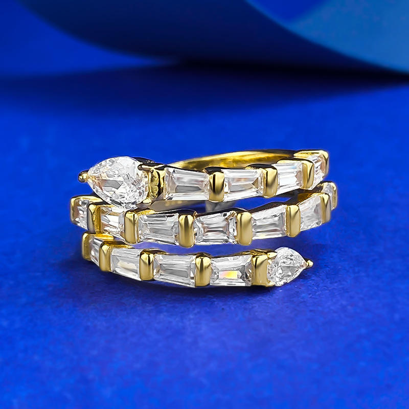 R1290 gold row ring