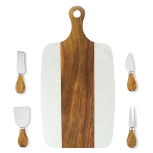 <span class=keywords><strong>Planche</strong></span> à fromage en <span class=keywords><strong>bois</strong></span> d'acacia YINHAO, <span class=keywords><strong>planche</strong></span> à découper en <span class=keywords><strong>marbre</strong></span> avec un ensemble de 4 couteaux à fromage, ensemble de <span class=keywords><strong>planche</strong></span> à fromage en <span class=keywords><strong>marbre</strong></span> - Product Image 1