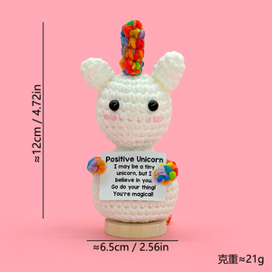 Mignon tricoté à la main Crochet plante motif forme Art déco Design décor à la maison jouet pour voiture Graduation anniversaire nouvel an Halloween - Product Image 6