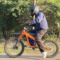 Moto tout-terrain électrique 2000W 26Ah 30Ah 70km/h pour adultes, avec roues avant 19 et arrière 17 pouces