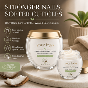 Crema Reparadora de Uñas ODM/OEM, Hidrata Profundamente las Cutículas, Restaura la Salud, Rica en Aceite de Coco y Cera de Abeja, Fortalece las Uñas - Product Image 6