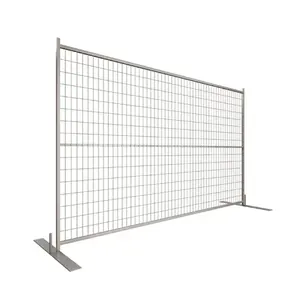 ECO FRIENDLY Canada temporary perimeter welded wire mesh fencing activity crowd control pedestrian barrier price