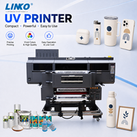 Imprimante DTF UV LINKO Performance A1 à quatre têtes d'impression, imprimante à jet d'encre UV automatique de 65 cm, imprimante d'étiquettes, film AB, transfert thermique, pigment