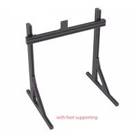 Support de moniteur unique réglable en aluminium 4080 de 24 à 55 pouces, support indépendant pour un seul écran pour simulateur de course