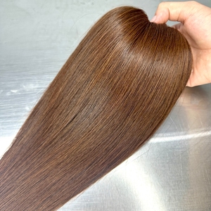 Extensions de cheveux Remy vietnamiens couleur cuivre auburn, tissage papillon super double drawn, qualité supérieure - Product Image 1