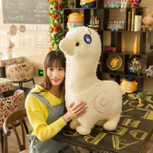 Peluche Alpaca giocattoli simpatici di simulazione alpaca bestia ragazze cuscino di peluche bambola peluche bestia creativa alpaca peluche peluche