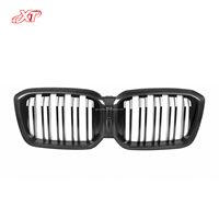 Grille de pare-chocs avant en fibre de carbone sèche X3M X4M + ABS noir brillant pour BMW F97 F98 X3 X4 G01 G02 G08 LCi 2022-