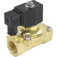 Vanne Solénoïde DNOVA Laiton FKM DN15-25 10bar 24V NC -5+80 ° C