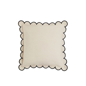 Funda de cojín de lino europeo festoneado de lino francés 100%, técnica tejida moderna para uso en el hogar, Hotel, Hospital, Navidad - Product Image 4