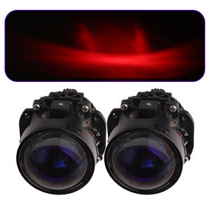 Proyector de 2,5 pulgadas biled <span class=keywords><strong>azul</strong></span> <span class=keywords><strong>Mini</strong></span> coche motocicleta Led faro Bi Led proyector con Angel Demon Eyes - Product Image 6