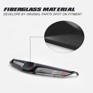 Parrilla delantera apta para HONDA CIVIC 8TH GEN FD 06-08 Civic FD2 MU2 Style (solo JDM) fibra de carbono personalizada real - Product Image 3