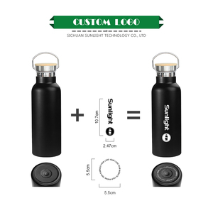 Termo de acero inoxidable, botella de bebida delgada con asa superior, boca estándar, buen termo al vacío, botella de agua deportiva para <span class=keywords><strong>gimnasio</strong></span> - Product Image 4