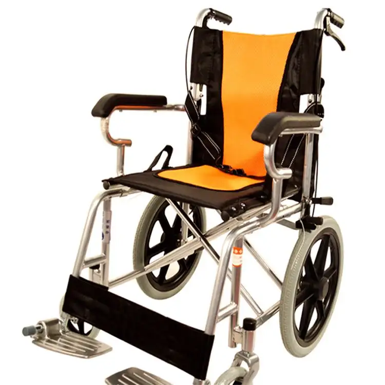 Kursi Roda Portabel Profesional Ringan Jenis Kursi Roda Kursi Roda Manual Kursi Roda Dorong Tangan untuk Penyandang Cacat