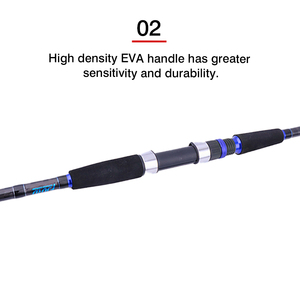 FJORD OEM 2.7M <span class=keywords><strong>canna</strong></span> <span class=keywords><strong>da</strong></span> pesca branzino in carbonio con manico EVA per tecniche di pesca esca a mosca in acqua salata - Product Image 4