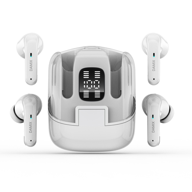 2026 New DX-16 Double Tws Earbuds With 2 Pairs of Earphones Low Latency Couple Models Ultra-long Life Wireless Earbuds Headset