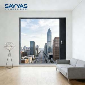 Fenêtre à battant horizontale en aluminium moderne et résistante, avec micro-ventilation, insonorisation et imperméabilisation, idéale pour <span class=keywords><strong>salon</strong></span> et hôtel - Product Image 2