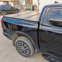 Couvercle de benne de pick-up à volet roulant, rideau coulissant, système push-pull, boîte arrière rigide, couvercle pliant en trois parties pour SILVERADO