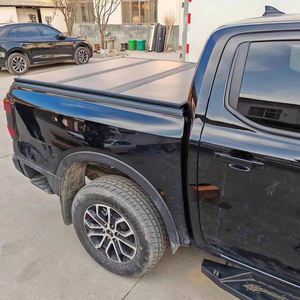 Ramassage Tonneau rouleau volet couvercle camion lit roulant rideau pousser retirer boîte dur tri-pliage couverture pour <span class=keywords><strong>SILVERADO</strong></span> - Product Image 5