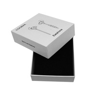 Emballages personnalisés économiques pour mini-casques, écouteurs et appareils photo, avec emballage intérieur en blister, en carton recyclé, avec revêtement UV mat