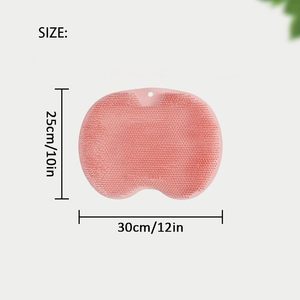 Alfombrilla de masaje antideslizante para pies para baño en casa, toalla de baño con cepillo para pies y características de silicona para lavar y frotar los pies. - Product Image 6