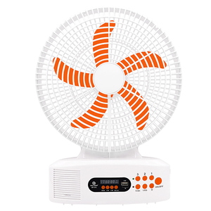 Ventilateur de table solaire <span class=keywords><strong>rechargeable</strong></span> à batterie lithium avec lumière intégrée et <span class=keywords><strong>chargeur</strong></span> pour camping, éclairage et refroidissement extérieur - Product Image 6