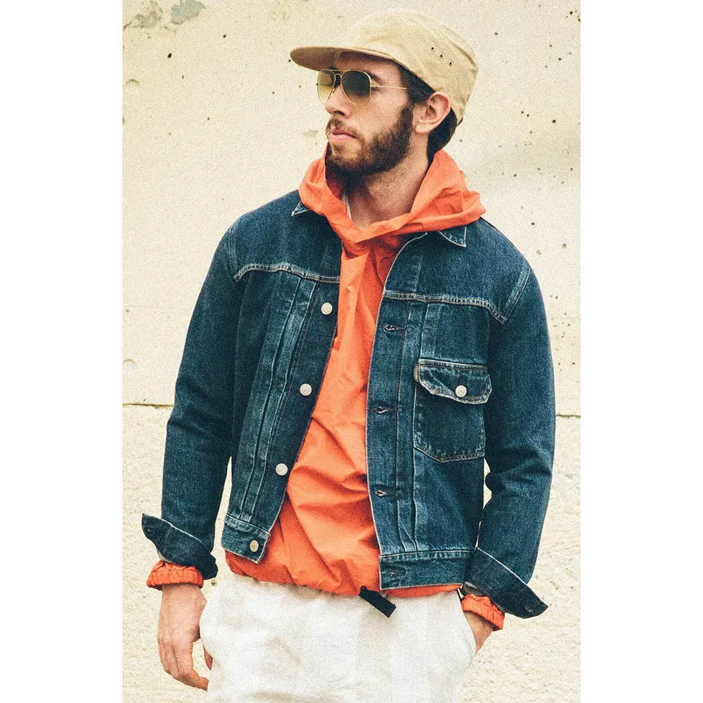 Personalizável Overshirt Meio Casaco Moda Para Vintage Mens Casacos