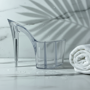 Tacón Transparente de Cristal de 8 Pulgadas-20 cm, Tacón Súper <span class=keywords><strong>Alto</strong></span>, Suela de Material PC, Puede Usarse para Botas, Sandalias, Pantuflas, etc. - Product Image 3