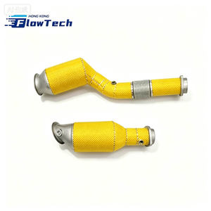 ท่อดาวน์ไปป์สแตนเลส T304 พร้อมเคลือบกันความร้อนแบบกำหนดเองสำหรับ BMW G8X M2 M3 M4 S58 3.0T – มีหลายสีให้เลือก - Product Image 4