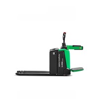 Forklift Elektrik Stand-On Otomatis Penuh 15 Ton dengan Garpu Hidrolik Ganda dan Pusat Beban 550mm