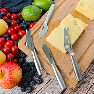 Junqin <span class=keywords><strong>Mini</strong></span> Pho Mát Dao Độc Đáo Thép Không Gỉ Xách Tay Pho Mát Hội Đồng Quản Trị Đối Tác CP-7607-2 - Product Image 4