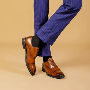 Zapatos De Hombre Zapatos <span class=keywords><strong>Oxford</strong></span> para hombre nuevo estilo 2024 tamaño 46 Zapatos De cuero genuino de alta calidad para hombres Zapatos formales de fiesta para hombres - Product Image 4