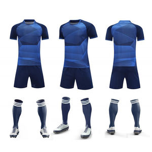 Camiseta de Fútbol Personalizada con Estampado Digital, 100% Poliéster, Cuello Redondo, Manga Corta, Cómoda, Transpirable, de Secado Rápido, para Verano - Product Image 1