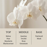 Diffuseur parfumé Melon, Poire et Jasmin 100ml – Mélange Botanique Rouge pour Chambre et Décoration Intérieure