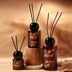 Difusor de Aromas Aikun Personalizable de 110ml/200ml, Botella de Vidrio para Aceites Esenciales, Difusor de Fragancia sin Llama, Regalo con Aroma Duradero - Product Image 4