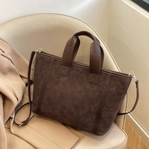 Bolsa de Mano Grande Personalizada con Logotipo SY para Mujer, Bolso de Hombro de Lujo de PU para Mujer, Bolsos de Oficina para Mujer - Product Image 3