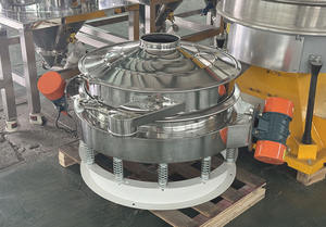 Stofvrije directe afvoer roestvrij staal 304 horizontale motor trilzeef 2-500 mesh automatische poederkorrelzeef - Product Image 5