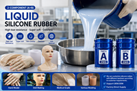 Caoutchouc de silicone liquide haute performance LSR, caoutchouc de silicone bicomposant pour moulage par injection