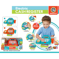 Jouets pour enfants : Caisse enregistreuse de supermarché amusante pour jeu d'imitation préscolaire, jouet domestique pour enfants, caisse enregistreuse POS