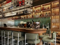 Conception d'intérieur sur mesure pour bar à vin, restaurant gastronomique haut de gamme, aménagement clé en main, service complet d'aménagement moderne pour l'hôtellerie