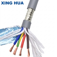 Cable Eléctrico Multifilar Flexible con Blindaje de Bajo Voltaje 450/750V, Conductor de Cobre, Revestimiento de PVC, para Cadena Portacables