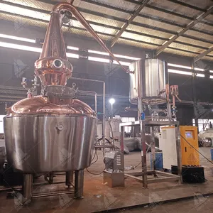 500 L Whiskey distilling boiler copper pot still electrical heating distillation machine home alcohol making equipment