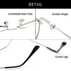 Buffy Jack Lunettes rondes anti-lumière bleue à monture complète unisexe 50013 - Product Image 4