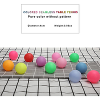 Balles de tennis de table multicolores 40 mm, promotion, cadeau, pour enfants et étudiants