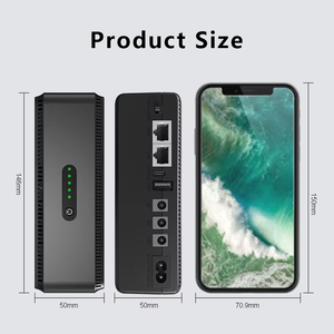 Produto Novo em Alta Venda 36W 20000mAH Mini DC <span class=keywords><strong>UPS</strong></span> <span class=keywords><strong>5v</strong></span> <span class=keywords><strong>9v</strong></span> <span class=keywords><strong>12v</strong></span> <span class=keywords><strong>24V</strong></span> com 3 Portas para Roteador Wifi Tempo de Funcionamento 15 Horas - Product Image 4